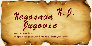 Negosava Jugović vizit kartica